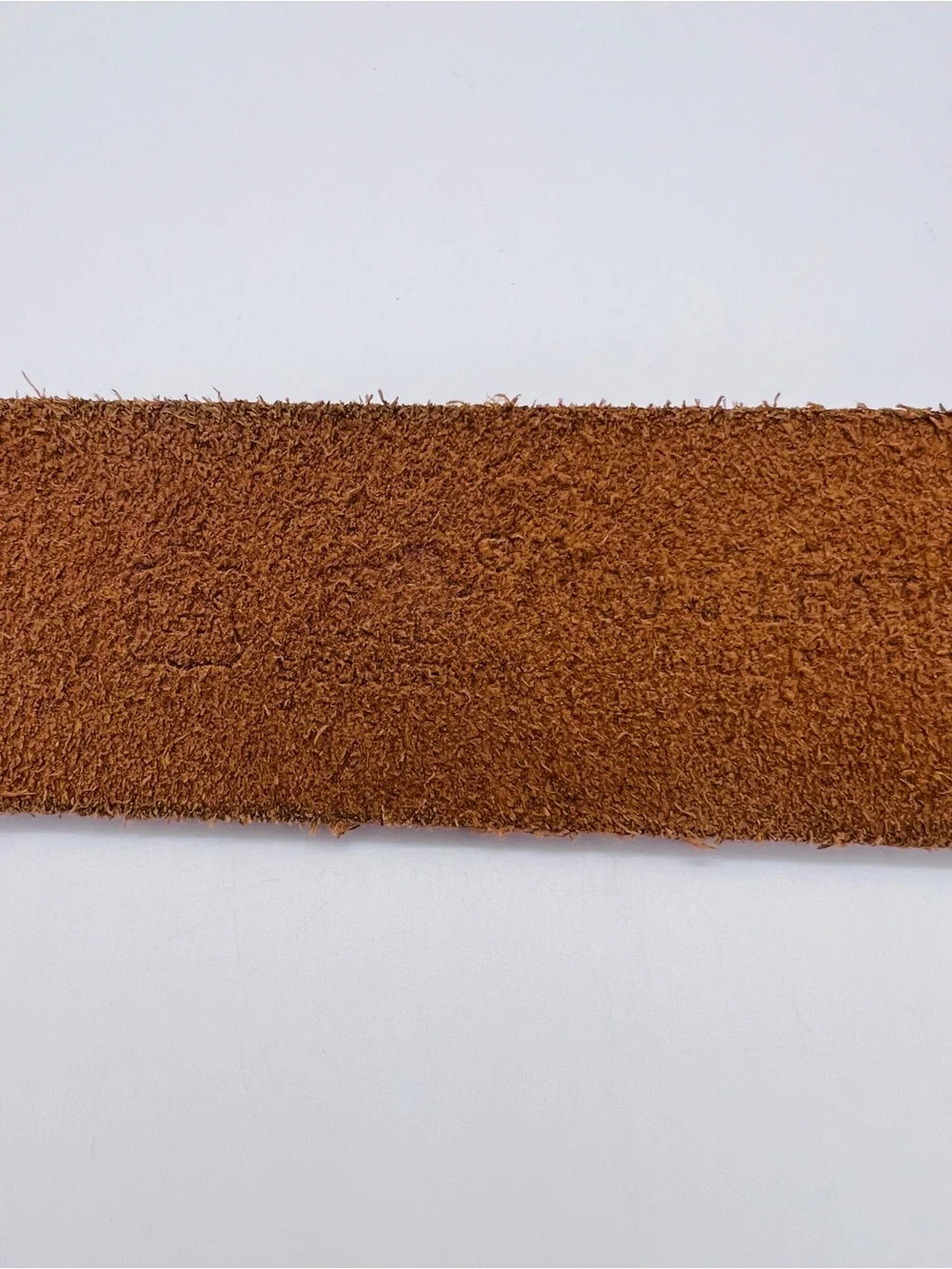 Bison Denim Men’s Brown Leather Belt with Brushed Metal Buckle